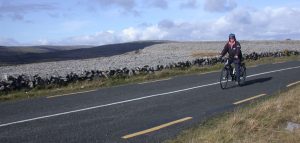 E-Whizz biking in the Burren