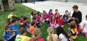 The Farmyard- kids learning about shears