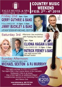 Country music, dancing, The Falls Hotel, Carbon Neutral Hotel