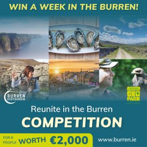 Reunite in the Burren and Cliffs of Moher Geopark