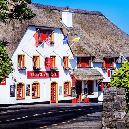 The Merriman Hotel, Kinvara, Thatched Roof, traditional