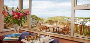 Chess Board, sea and village views, Doolin