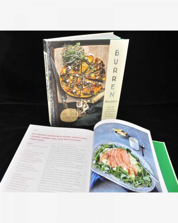 Burren Dinners Book, cook book, local chefs