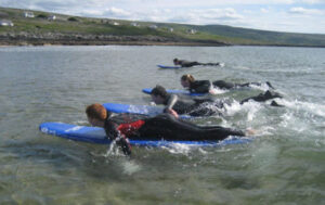 Surf Lessons, Adventure holidays, family activity, wild rugged sea